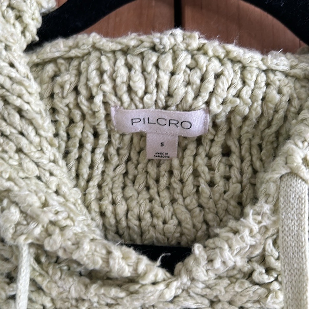BRAND NEW! Anthropologie knitted light green sweater. - Picture 6 of 6